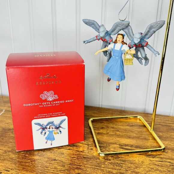 2020 Hallmark Keepsake Ornament Dorothy Gets Carried Away Flying Monkeys EUC - Picture 3 of 12
